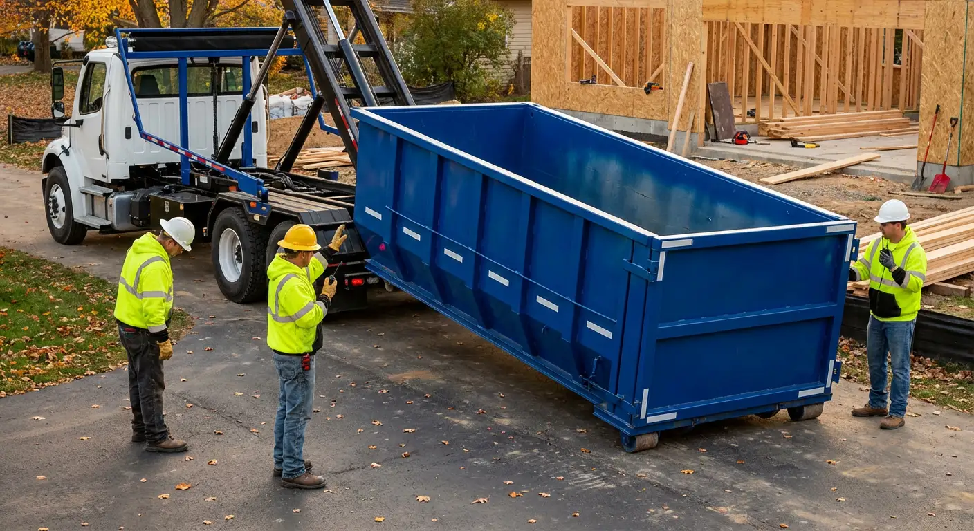 Construction dumpster delivery and waste management in Carlsbad, CA