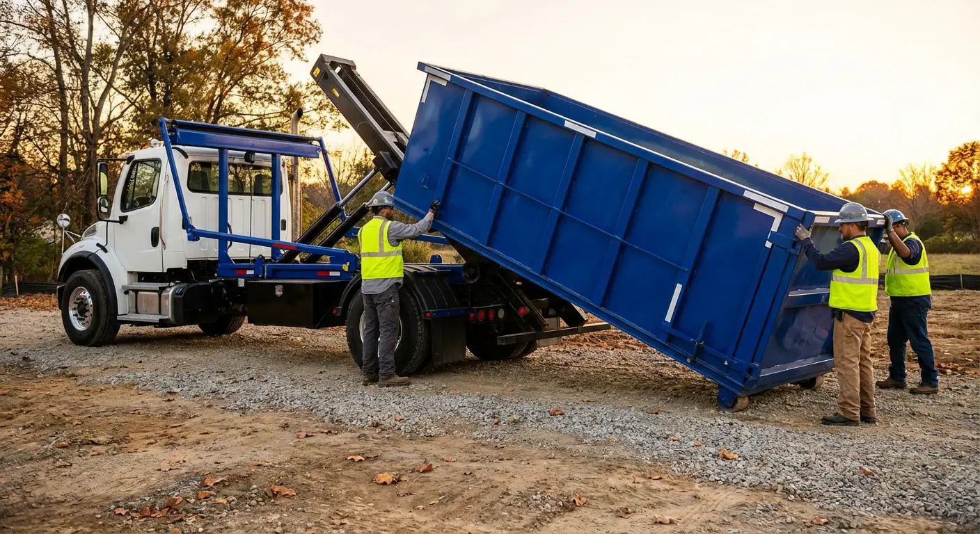 Construction dumpster delivery in Carlsbad, CA