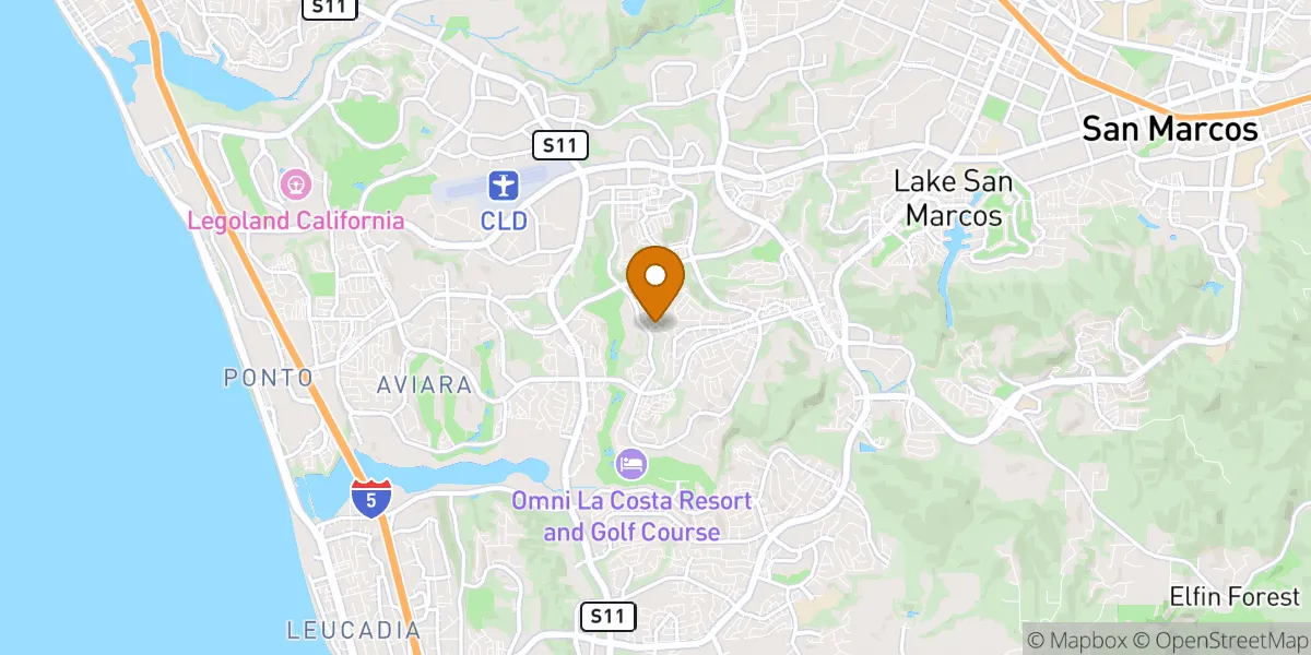 la neighborhood map in Carlsbad, CA